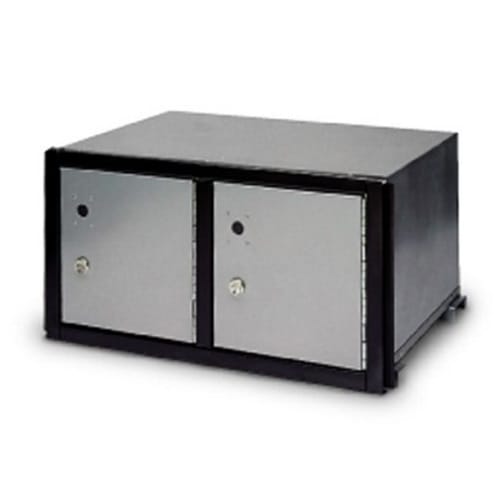 CAD Drawings American Postal Manufacturing Co. 2 Compartment Parcel Locker - Rear Door